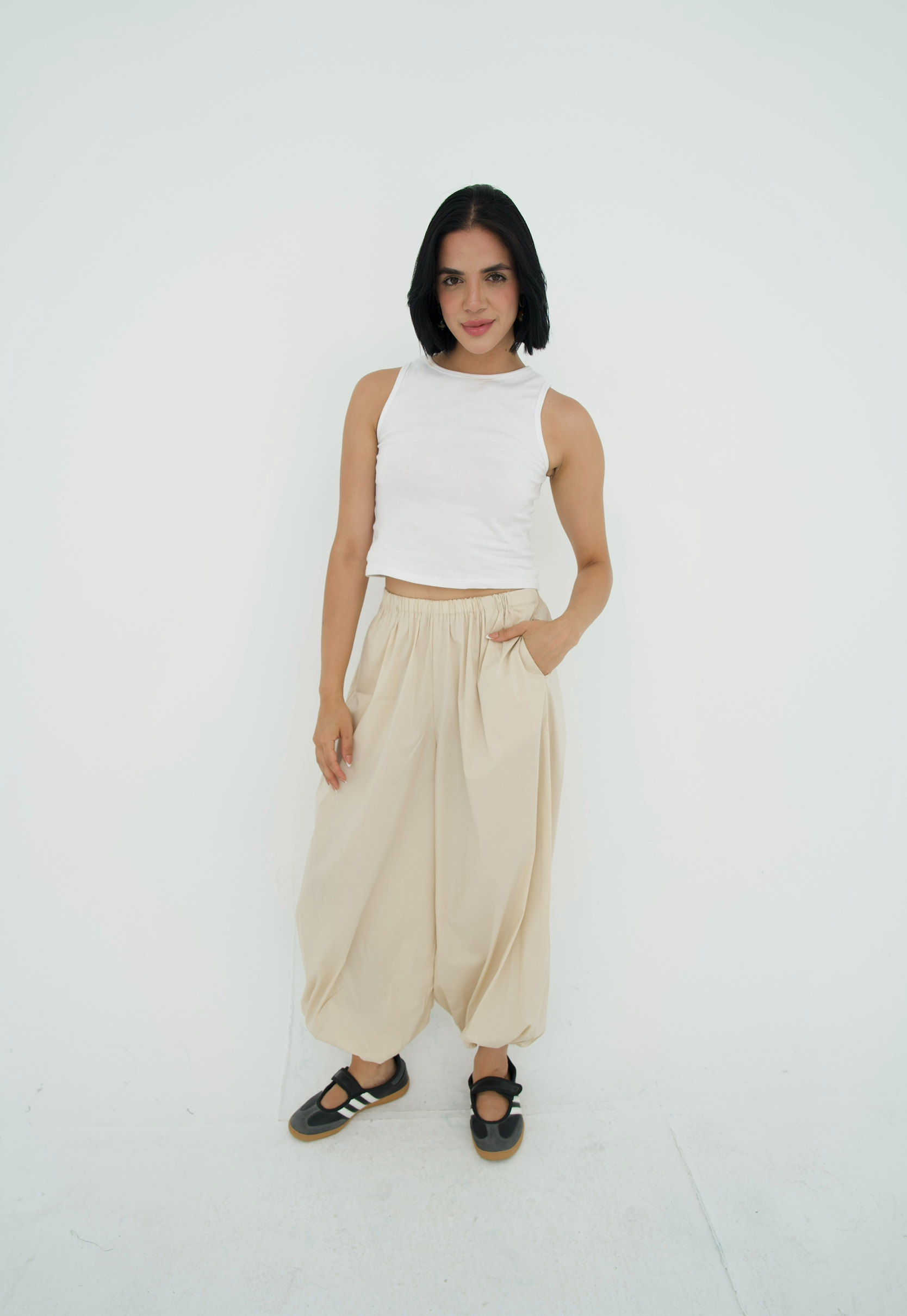 Balloon fit pants