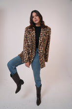 Load image into Gallery viewer, Leopard Statement Blazer Coat
