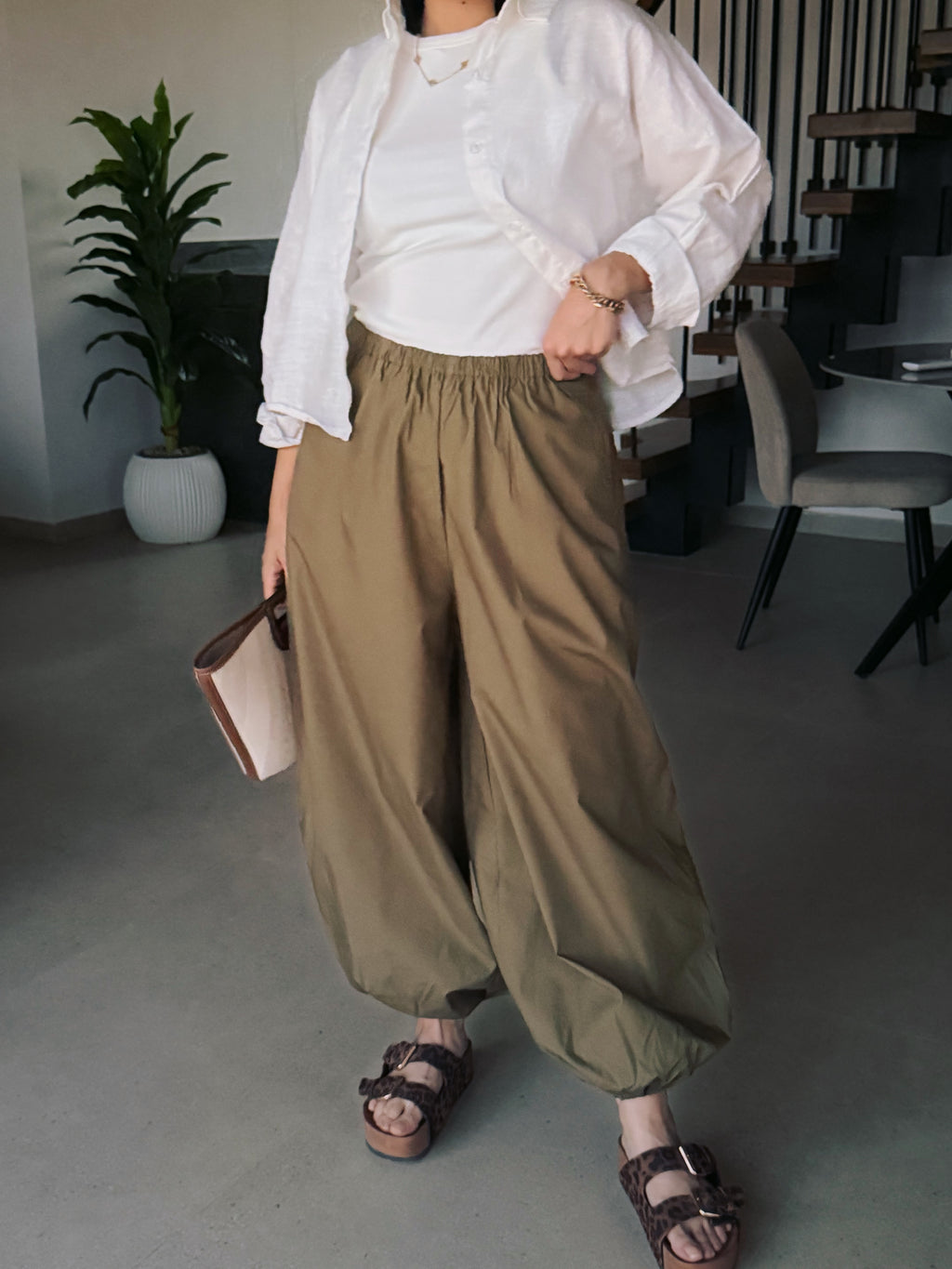 Balloon fit pants
