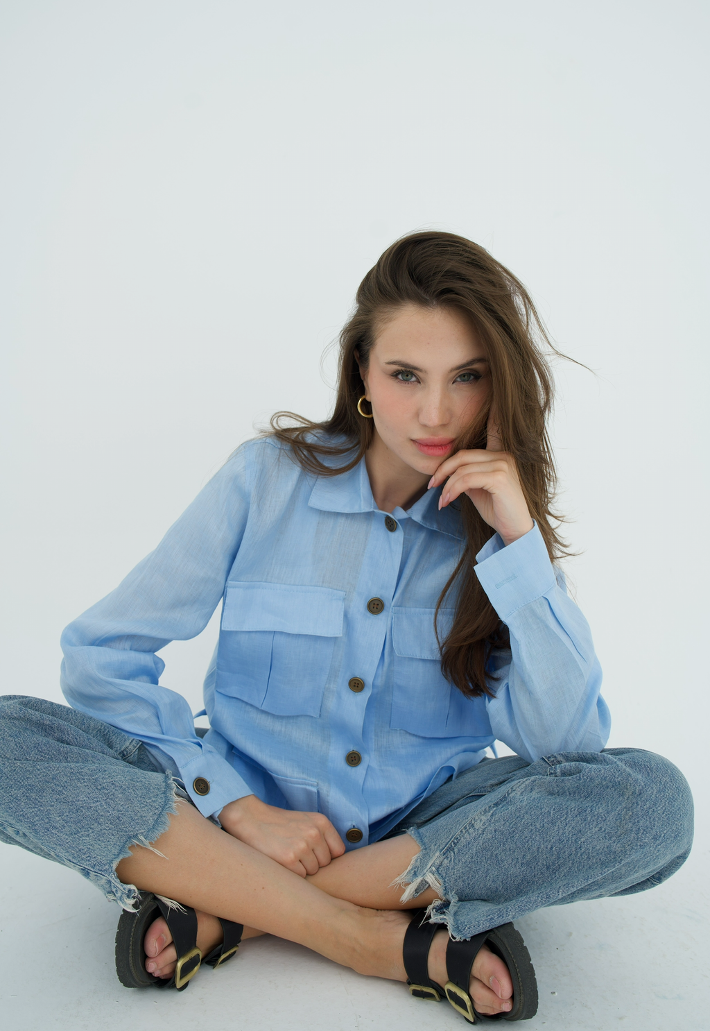 Cargo Linen Shirt