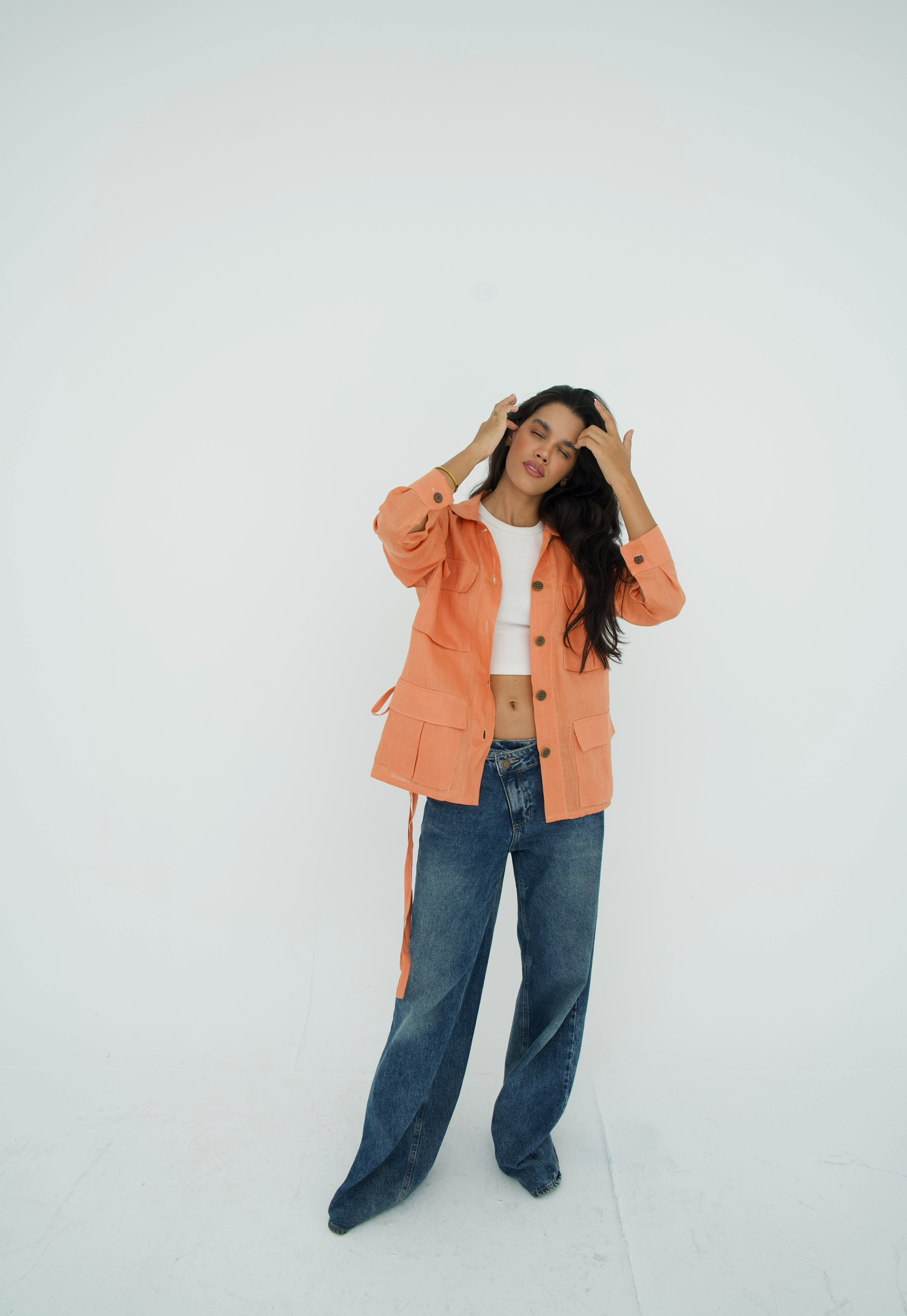 Cargo Linen Shirt