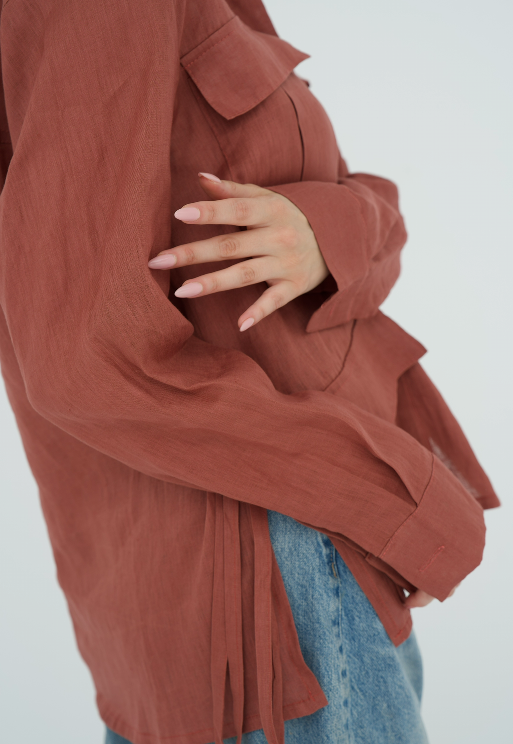 Cargo Linen Shirt