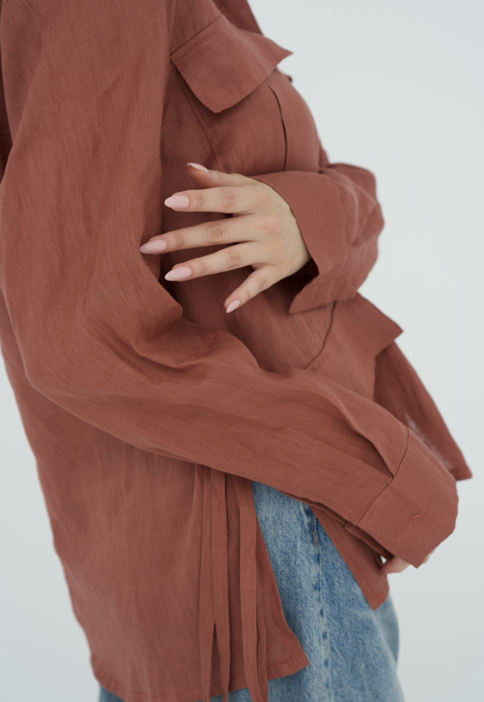 Cargo Linen Shirt