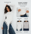 Sculpted Lace Top