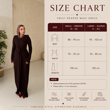 Load image into Gallery viewer, twisted knot maxi dress in Brown
