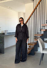 Load image into Gallery viewer, Pinstripe linen wrap Set
