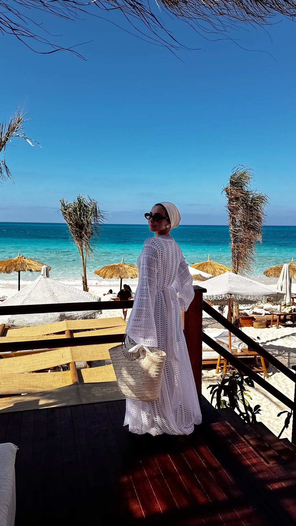 Crochet beach dress & coverup