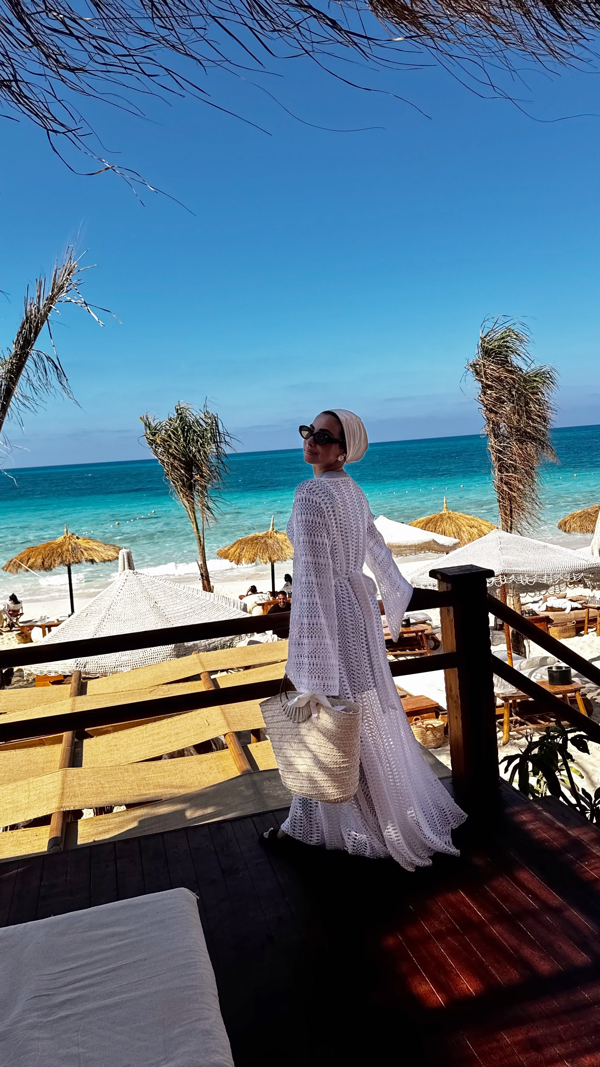 Crochet beach dress & coverup