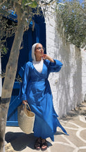Load image into Gallery viewer, Linen wrapped Dress with drapes
