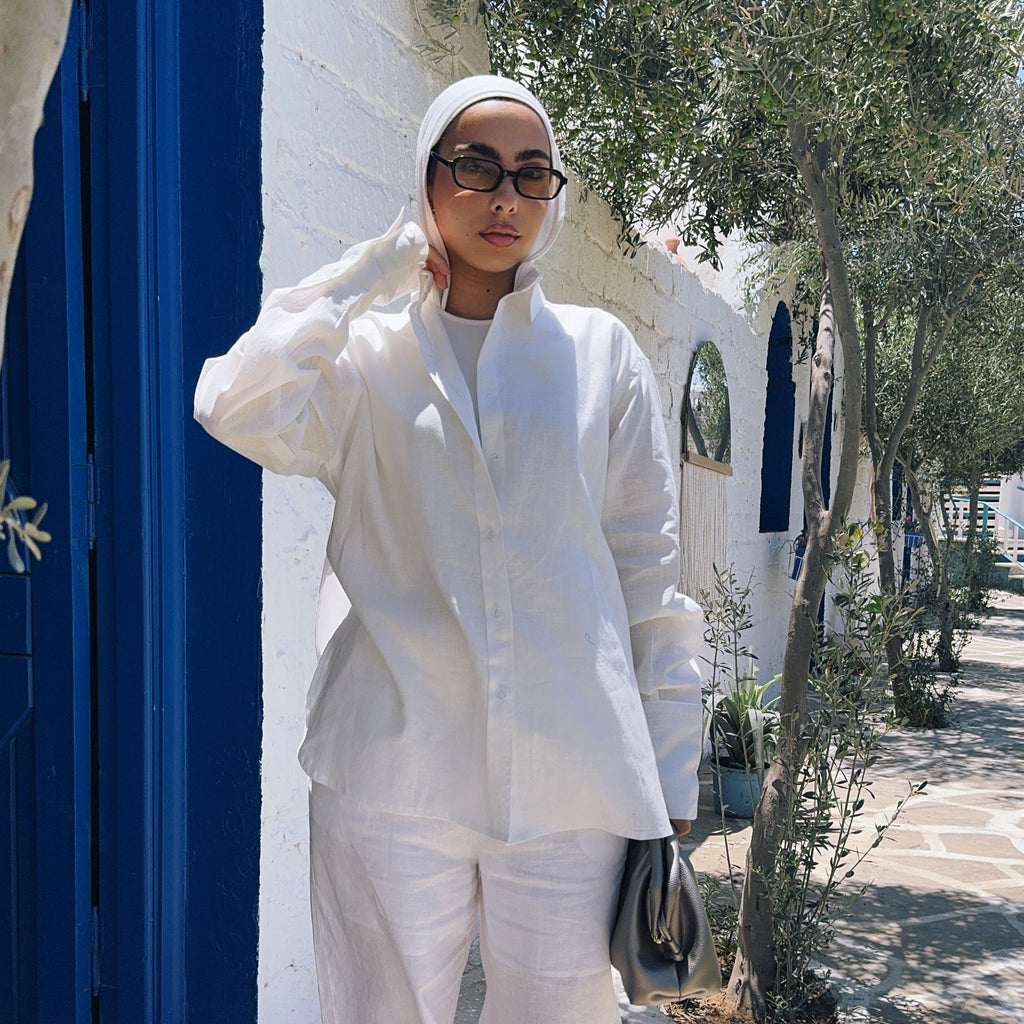 Pure Linen oversized-Shirt