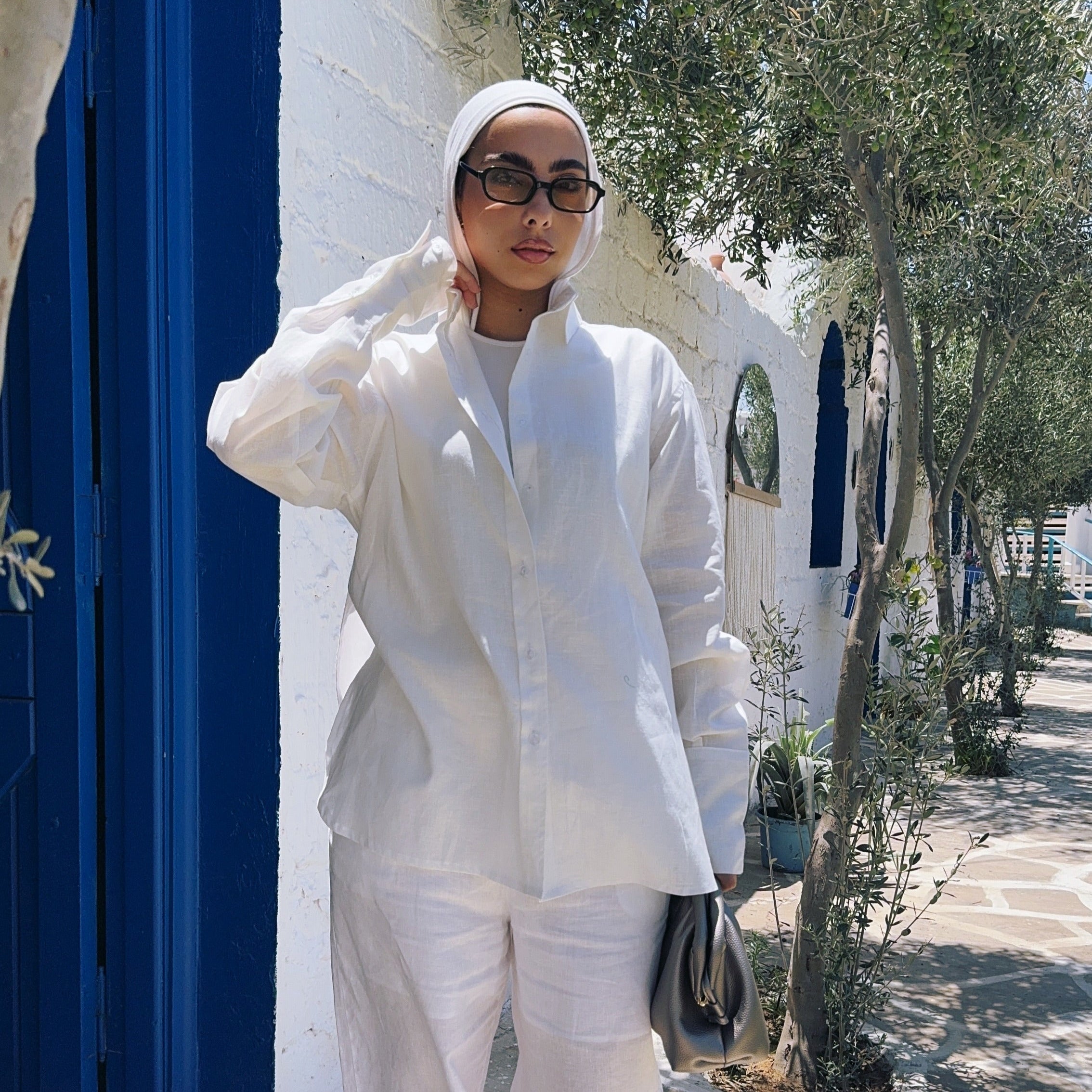 Pure Linen oversized-Shirt