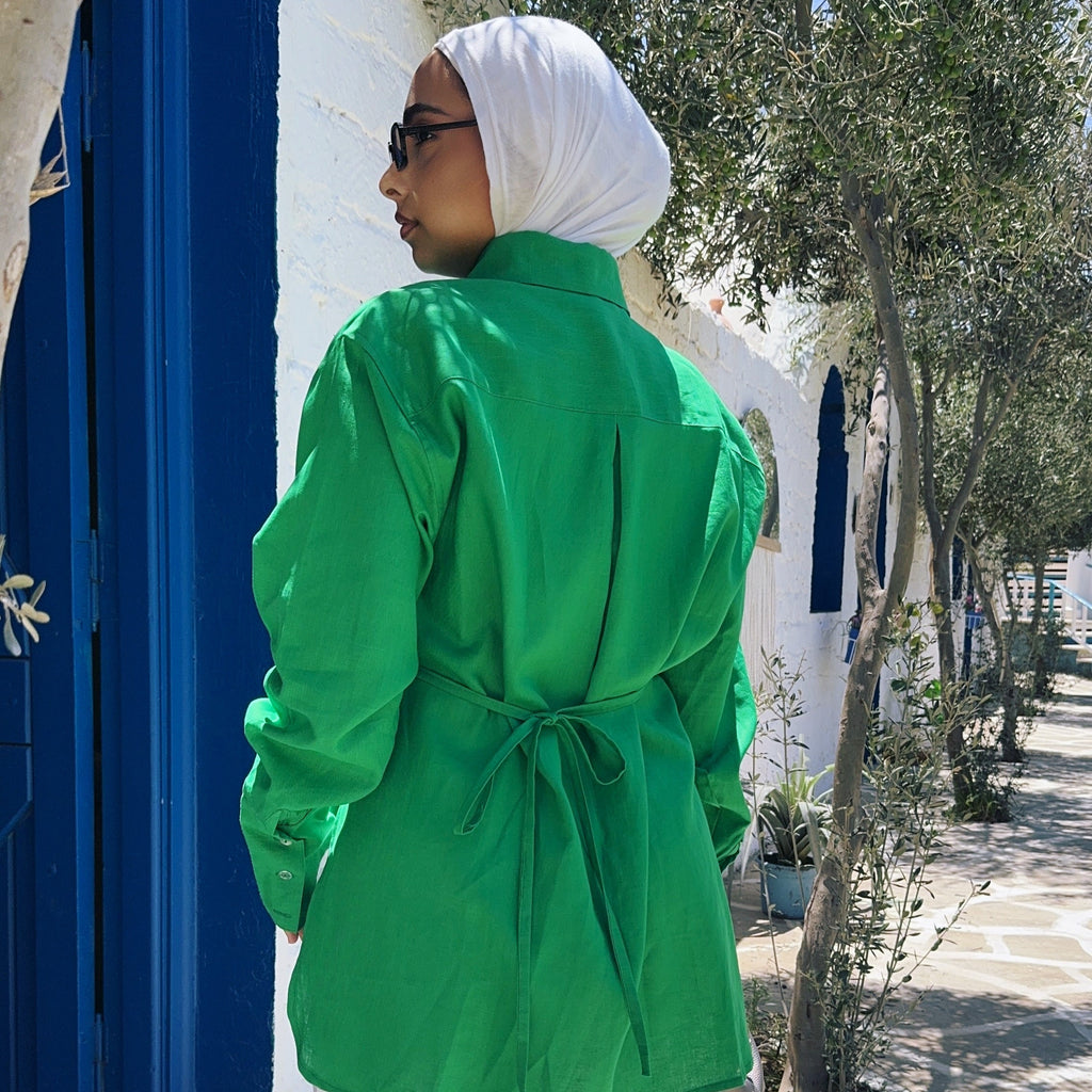 Pure Linen oversized-Shirt