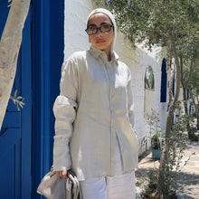 Load image into Gallery viewer, Pure Linen oversized-Shirt
