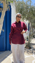 Load image into Gallery viewer, Pure Linen oversized-Shirt
