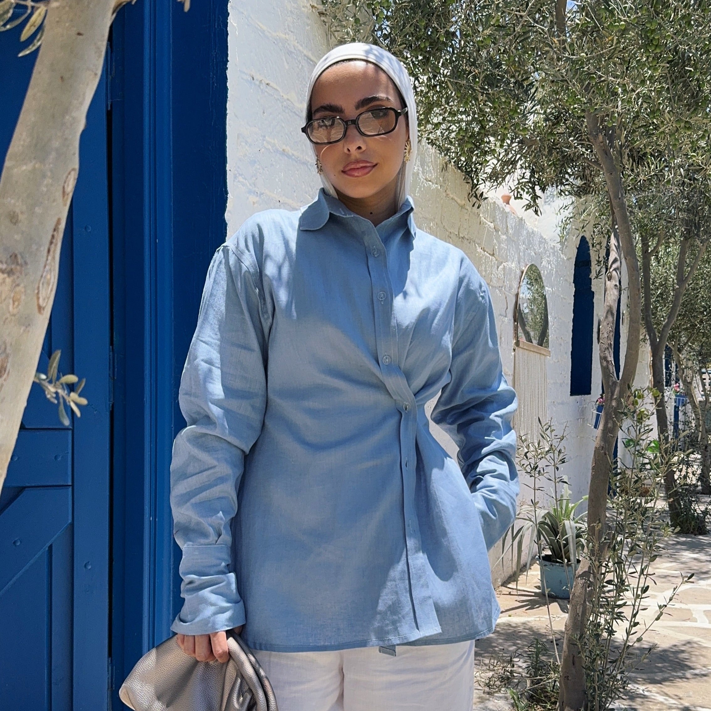 Pure Linen oversized-Shirt