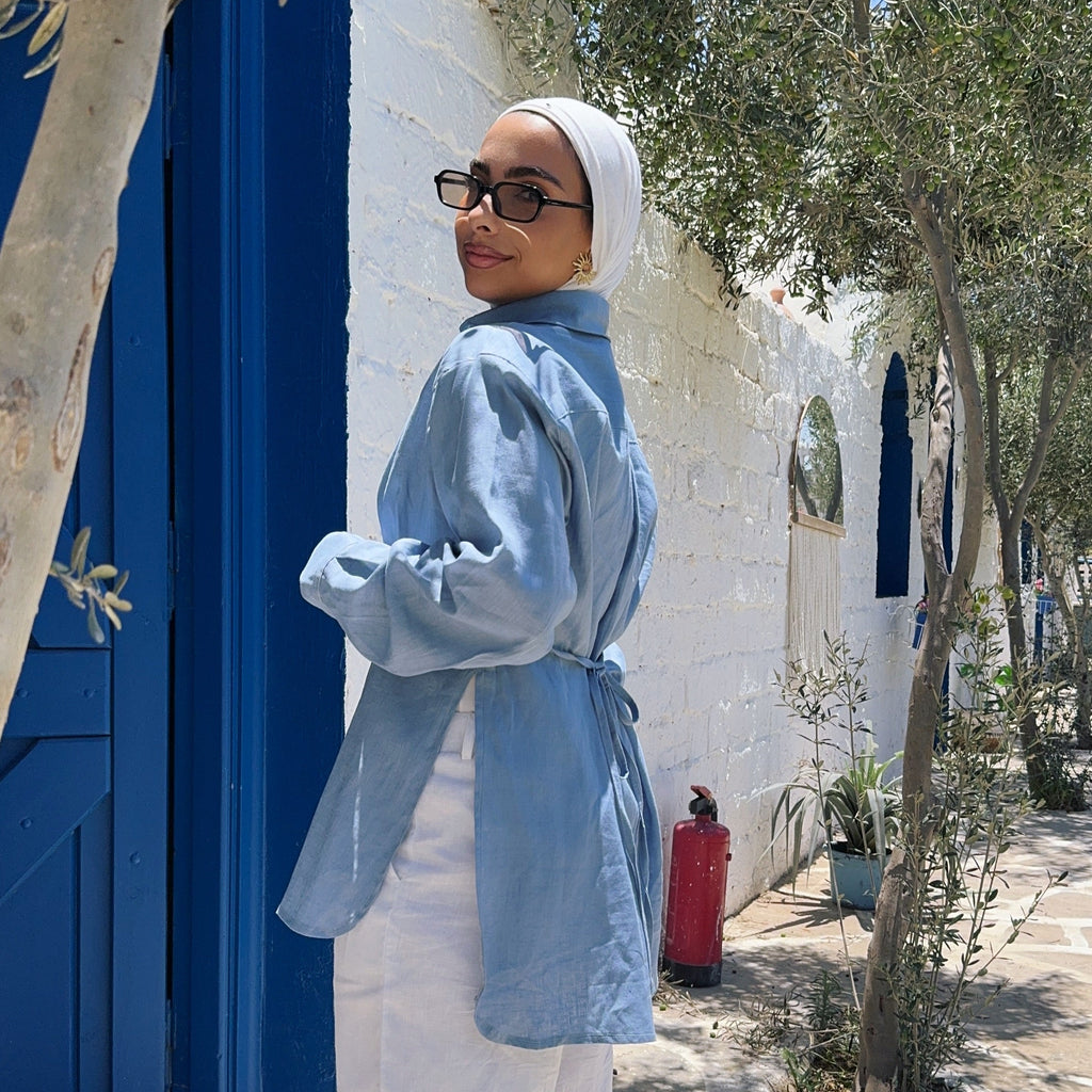 Pure Linen oversized-Shirt