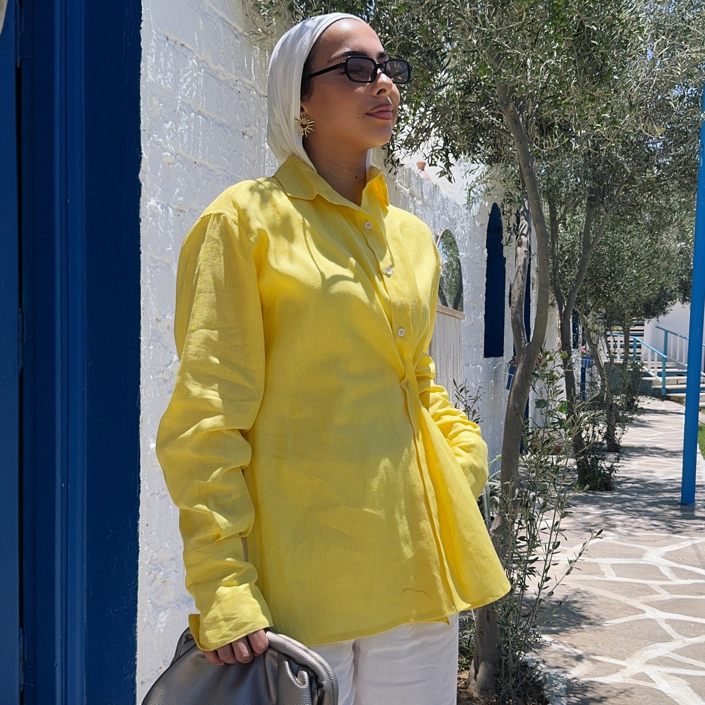 Pure Linen oversized-Shirt
