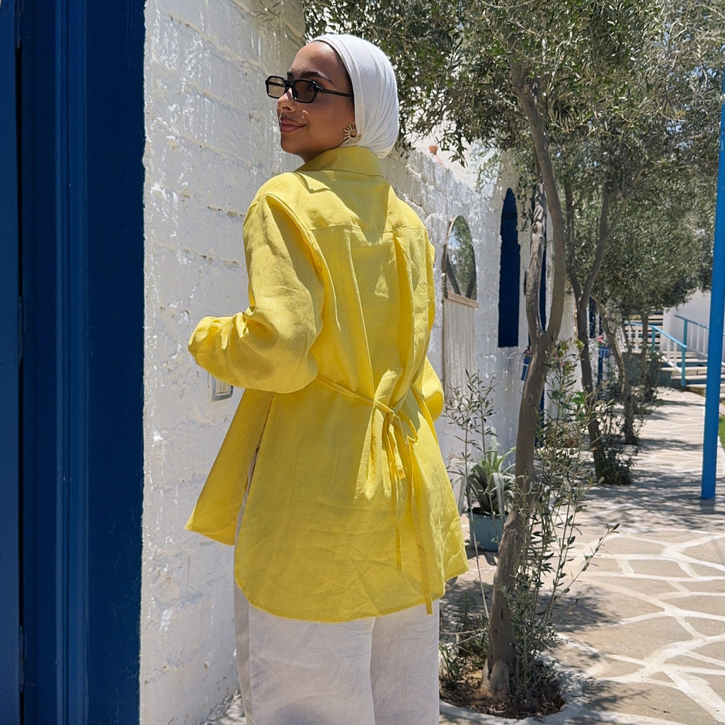 Pure Linen oversized-Shirt