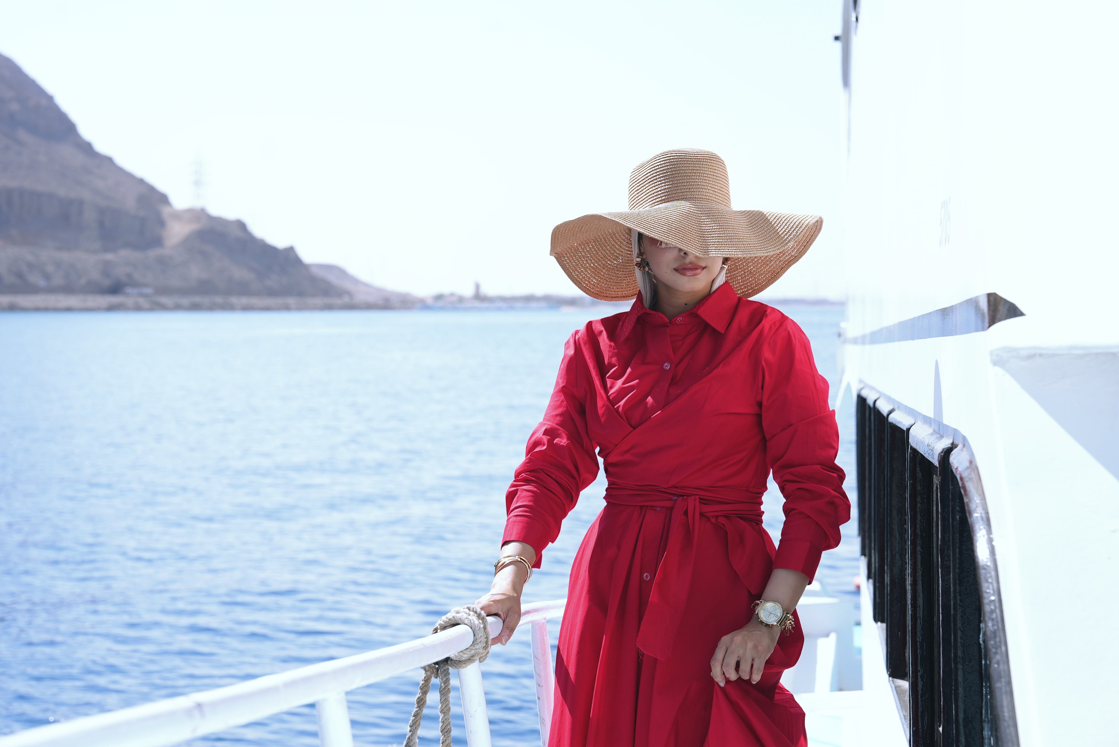 ZAYNA  Wrap Shirt Dress