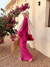 Load image into Gallery viewer, Plisse oversized Set in Hot Pink
