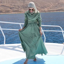 Load image into Gallery viewer, ZAYNA shirt dress in Olive
