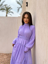 Load image into Gallery viewer, Chiffion layered dress in Lavender
