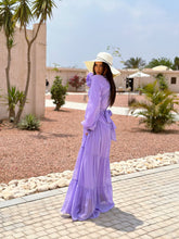 Load image into Gallery viewer, Chiffion layered dress in Lavender
