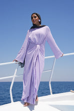 Load image into Gallery viewer, Azure knot Pure linen dress
