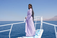 Load image into Gallery viewer, Azure knot Pure linen dress
