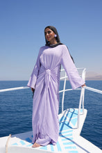 Load image into Gallery viewer, Azure knot Pure linen dress
