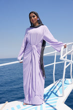 Load image into Gallery viewer, Azure knot Pure linen dress

