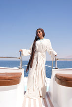 Load image into Gallery viewer, Azure knot Pure linen dress
