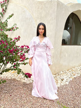 Load image into Gallery viewer, Ruffles wrapped dress in Pink

