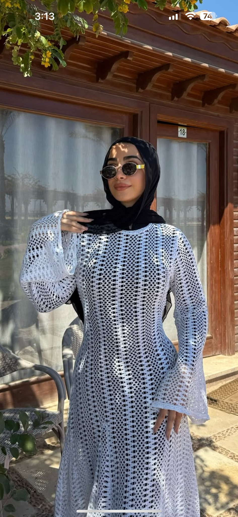 Crochet beach dress & coverup Safa ghaly Crochet beach dress & coverup Safa ghaly