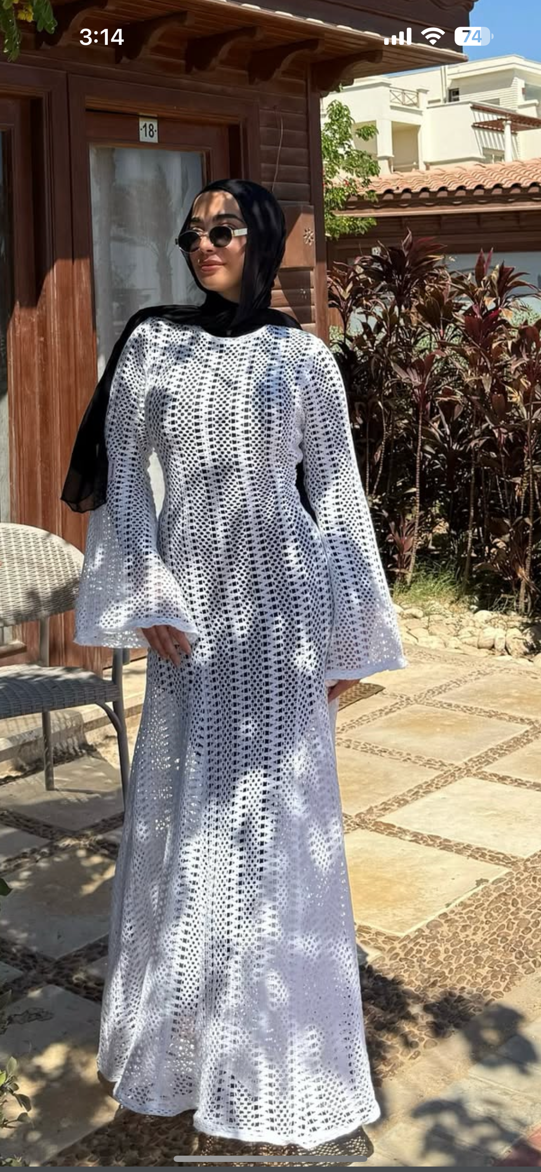 Crochet beach dress & coverup