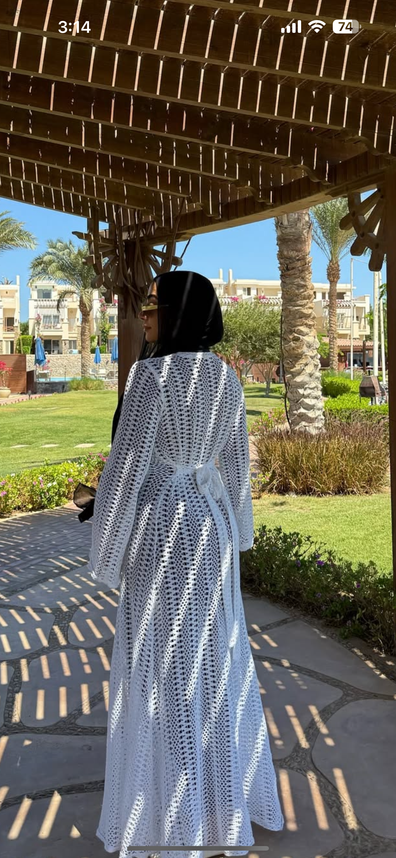 Crochet beach dress & coverup