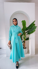 Load image into Gallery viewer, ZAYNA  Wrap Shirt Dress
