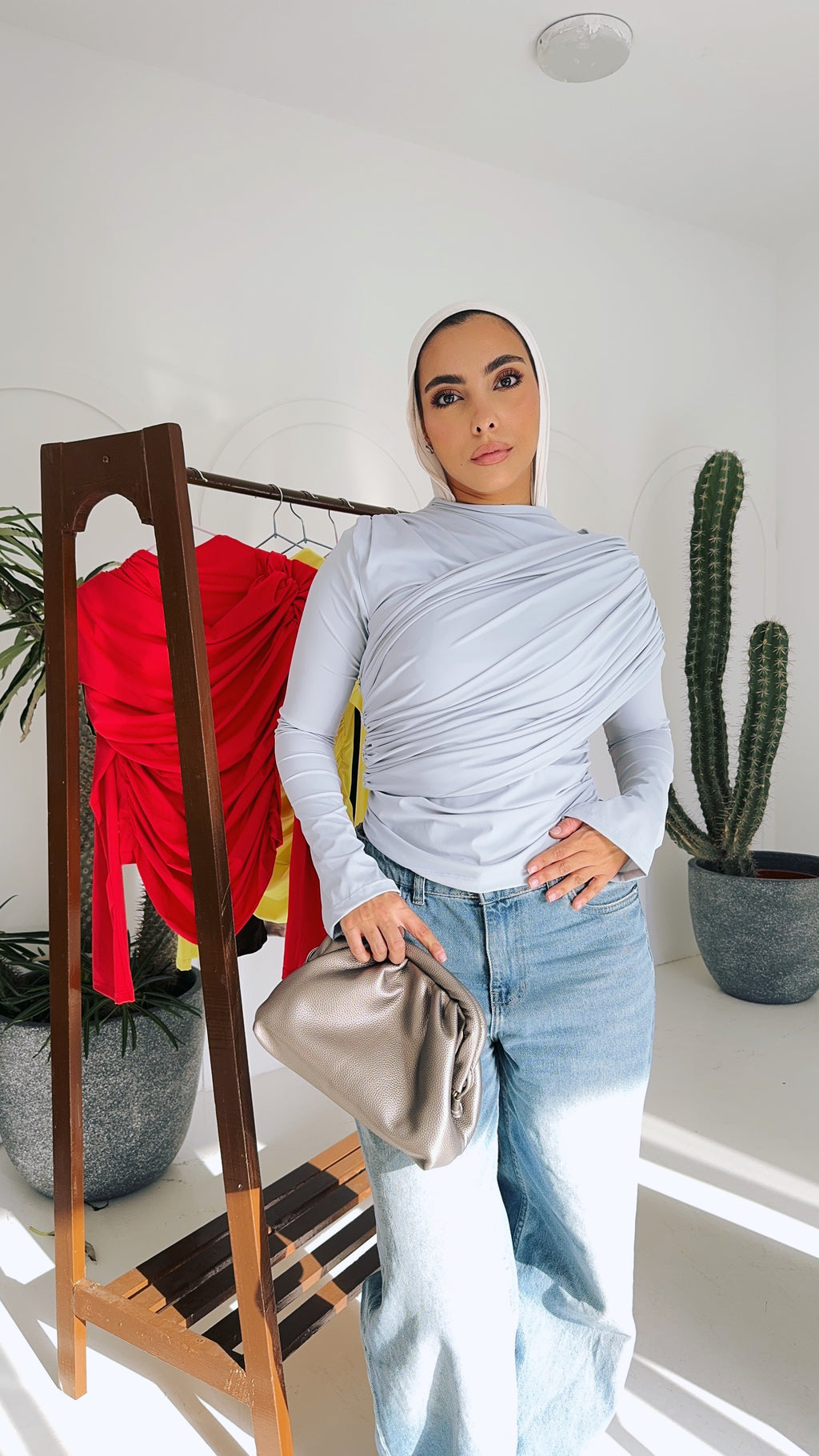 Draped essence Top