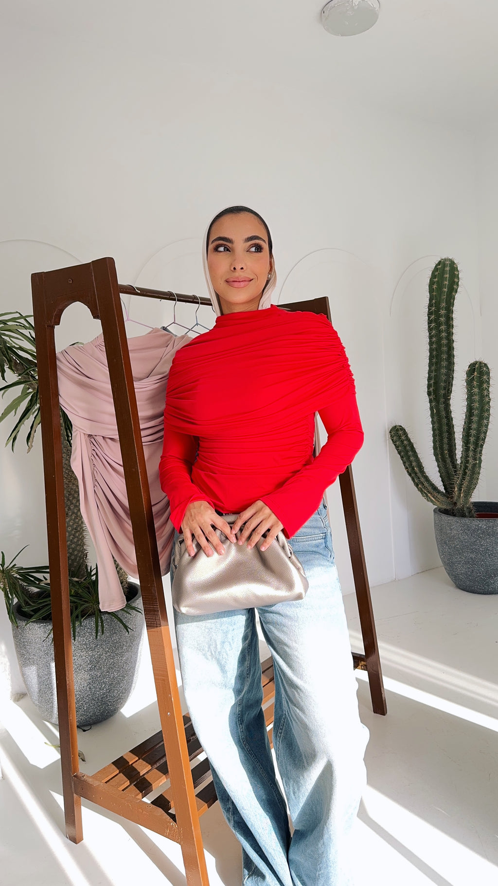 Draped essence Top