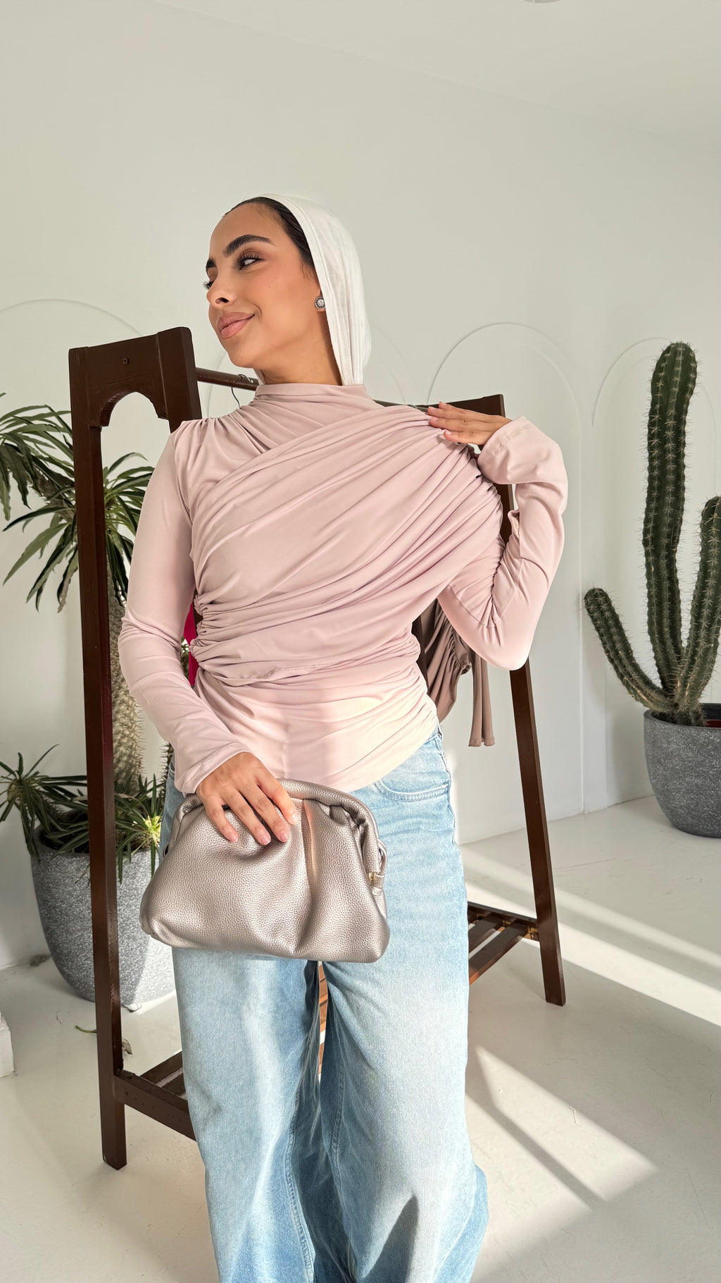 Draped essence Top