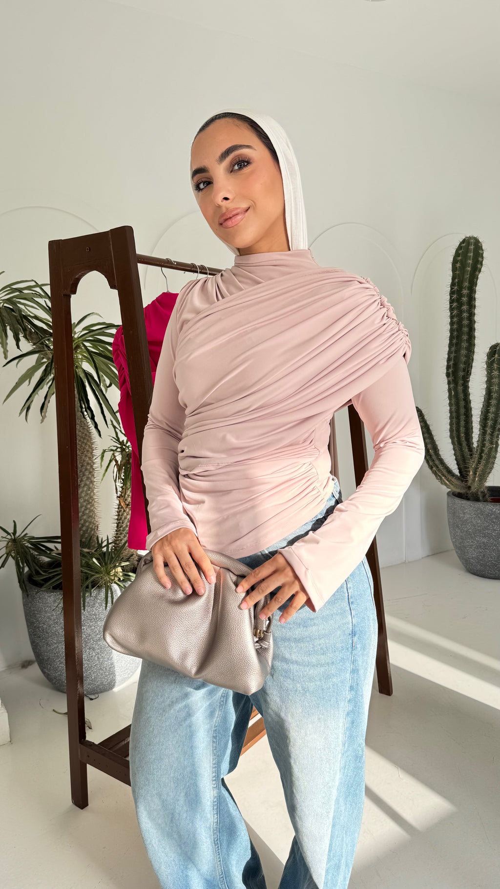 Draped essence Top