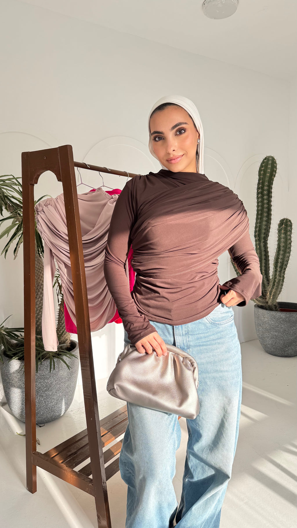 Draped essence Top