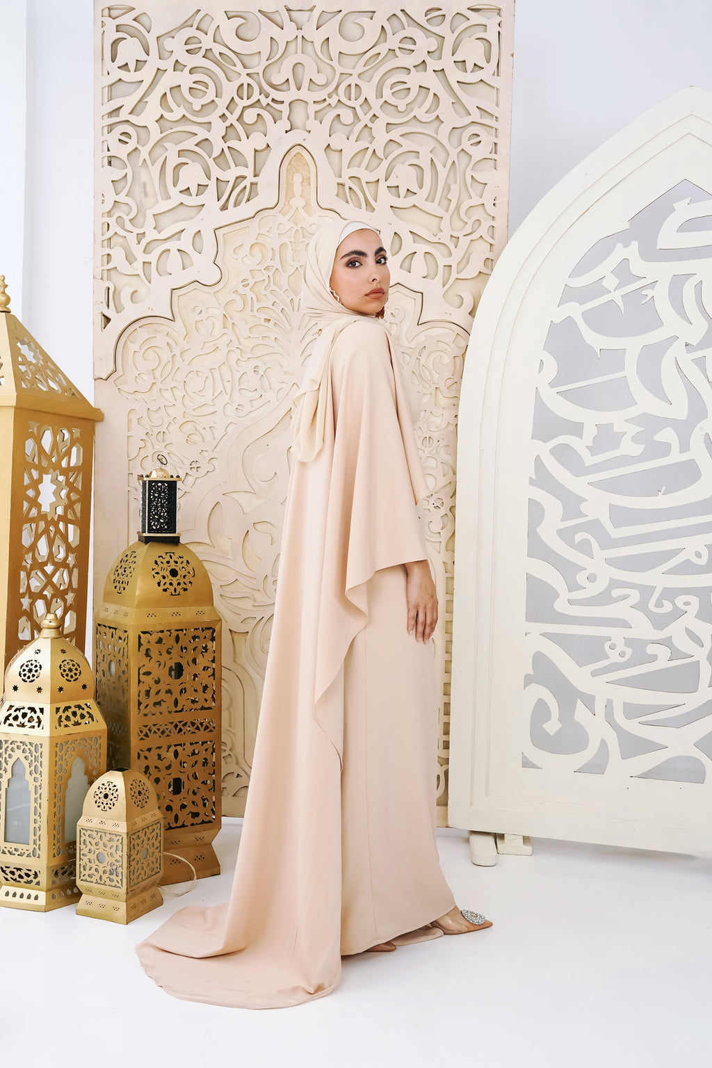 Ivory Elegance Kaftan dress
