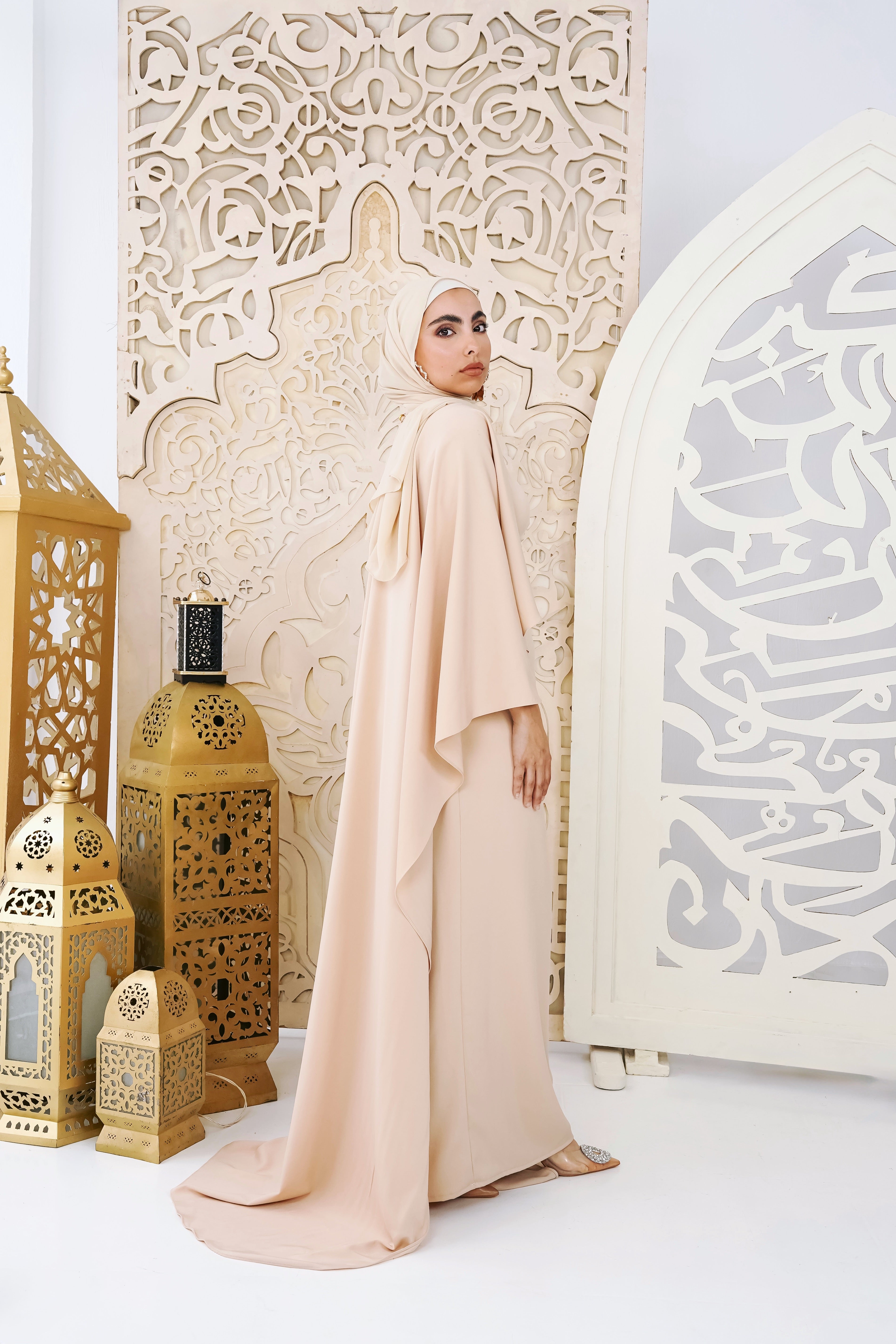 Ivory Elegance Kaftan dress