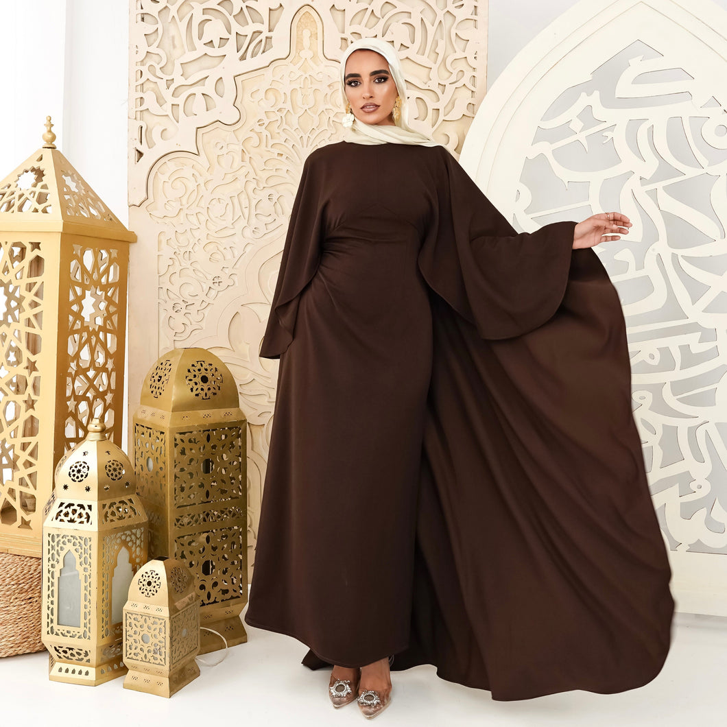 Rich Mocha Kaftan dress