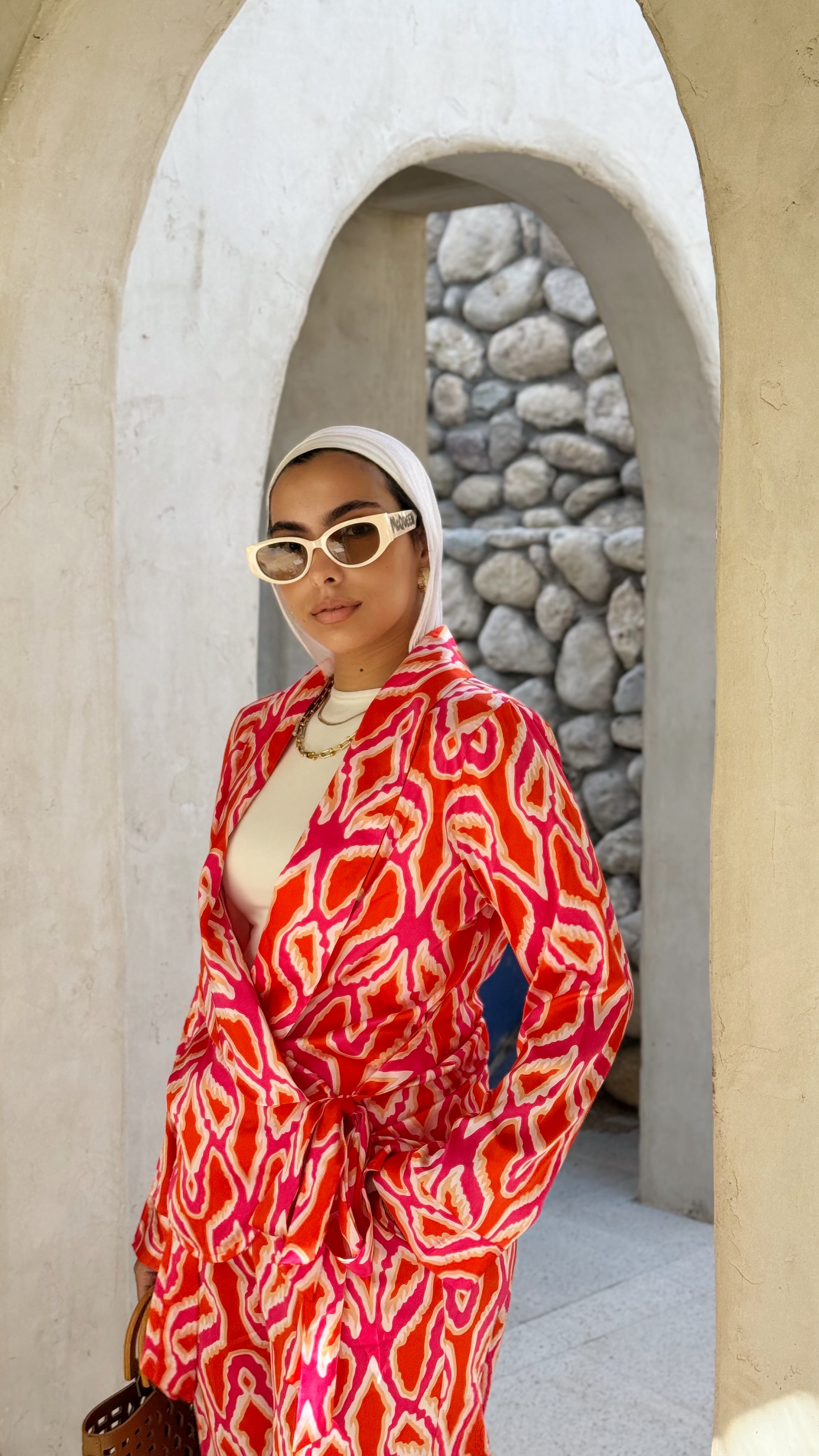 Sunset Flame Silk Set