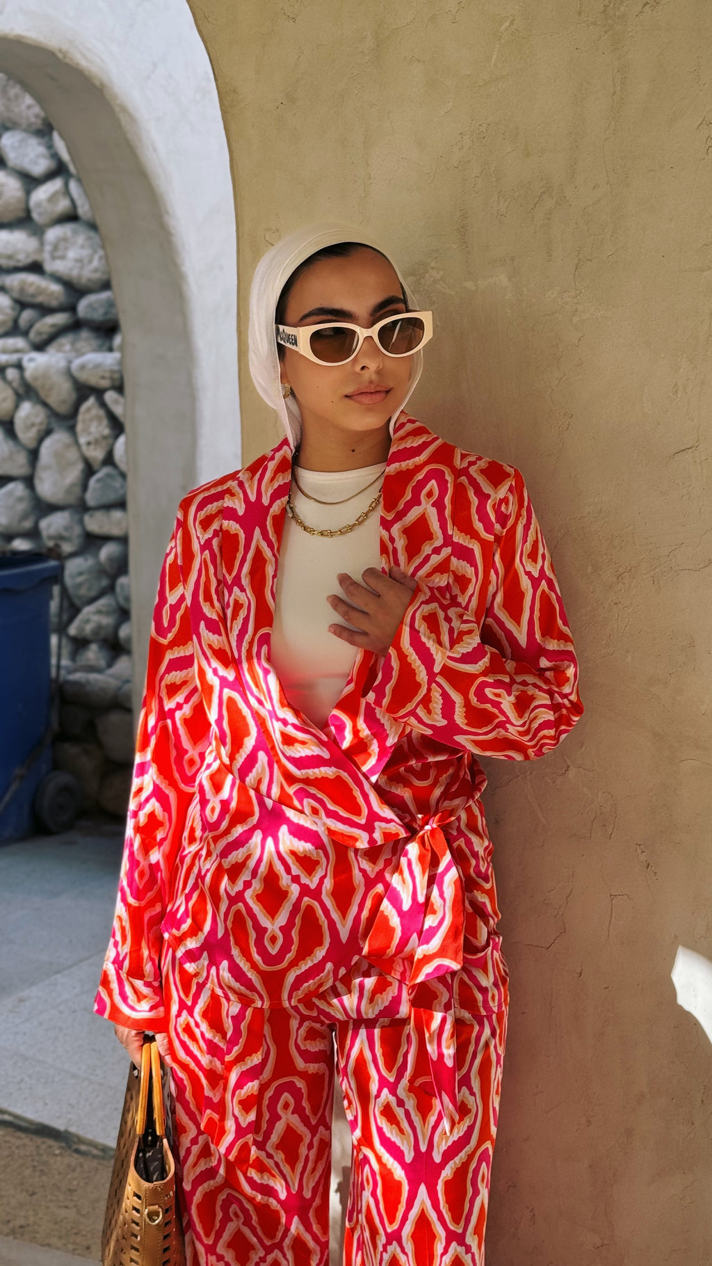 Sunset Flame Silk Set