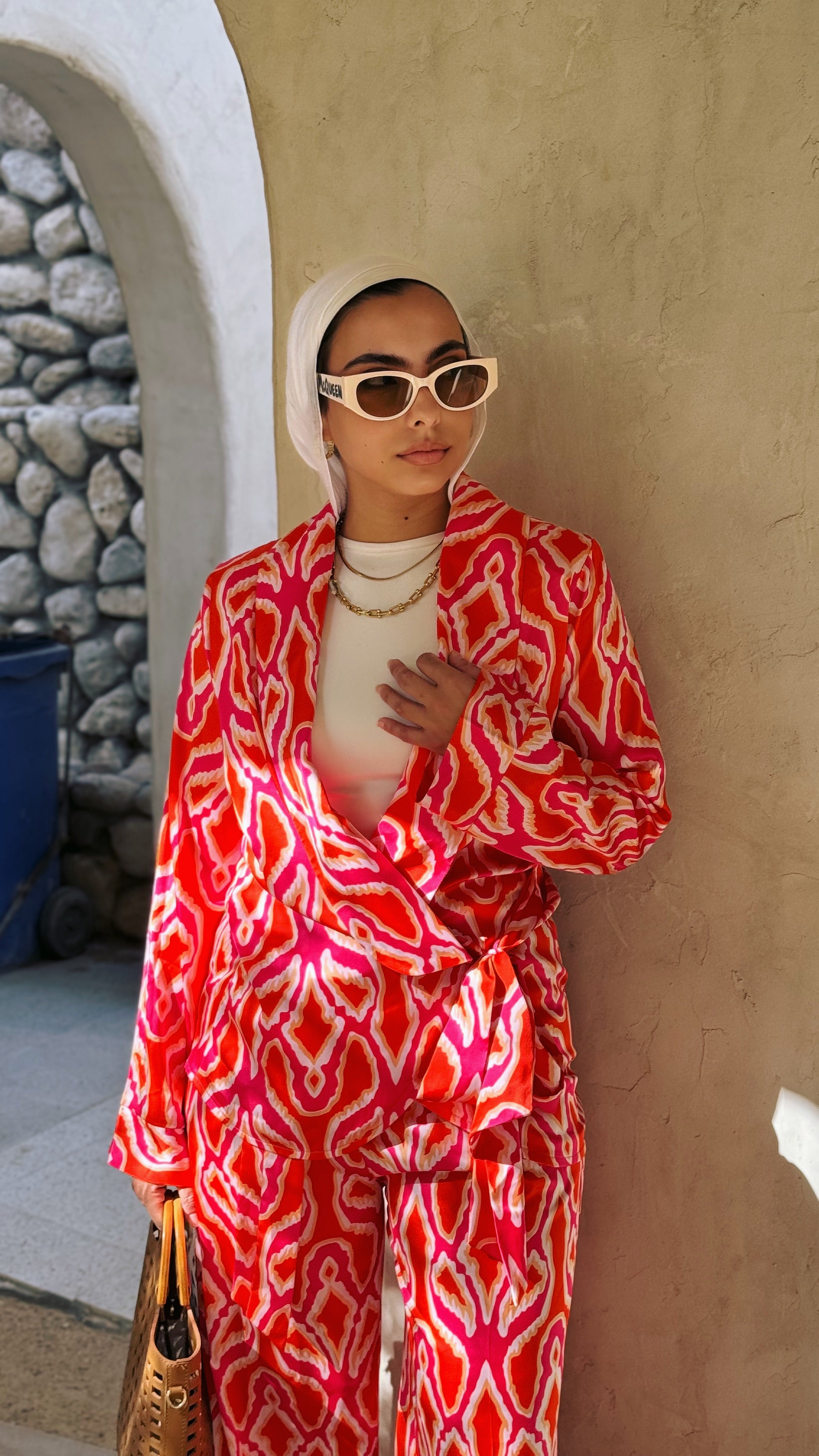Sunset Flame Silk Set