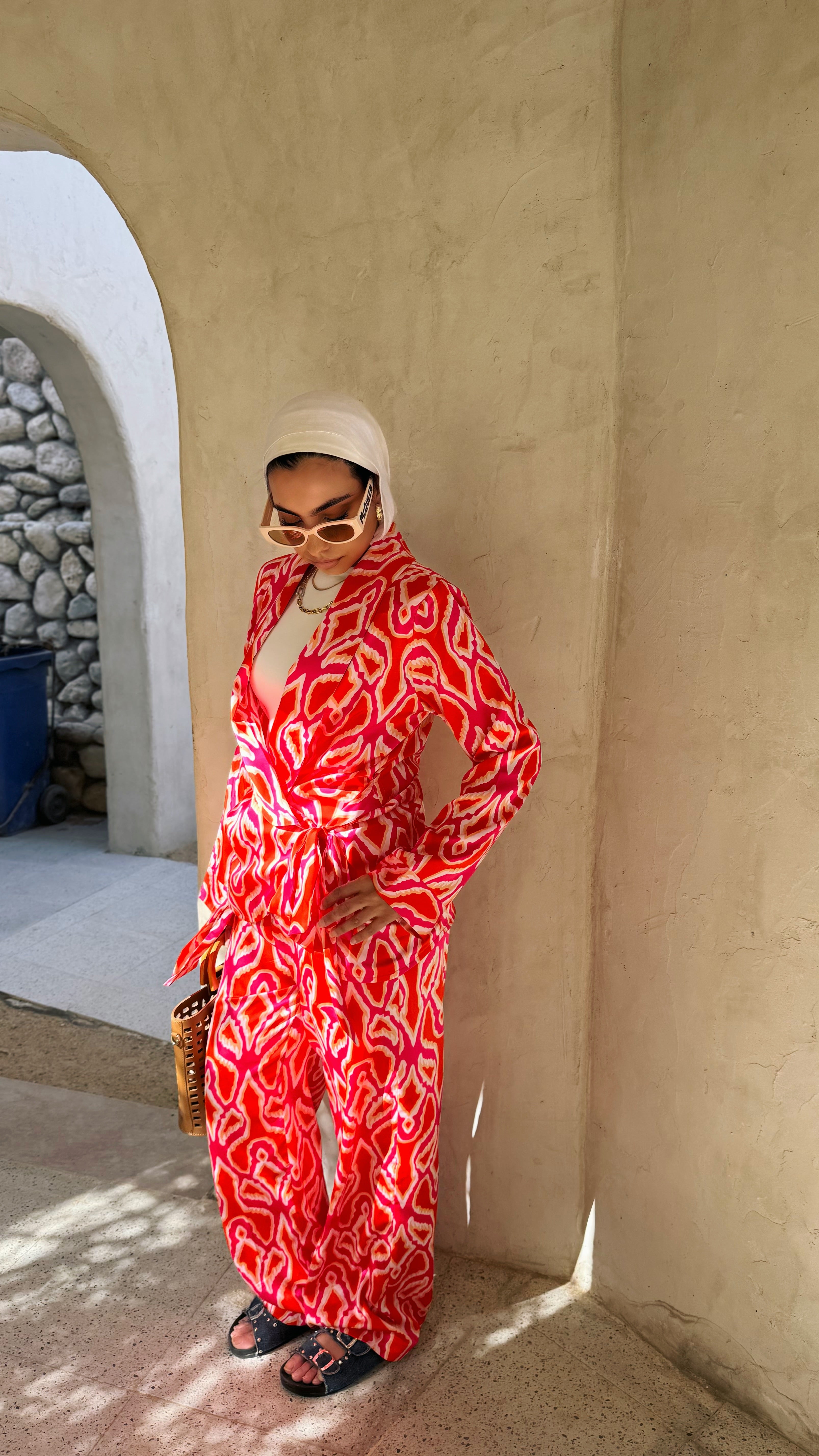 Sunset Flame Silk Set