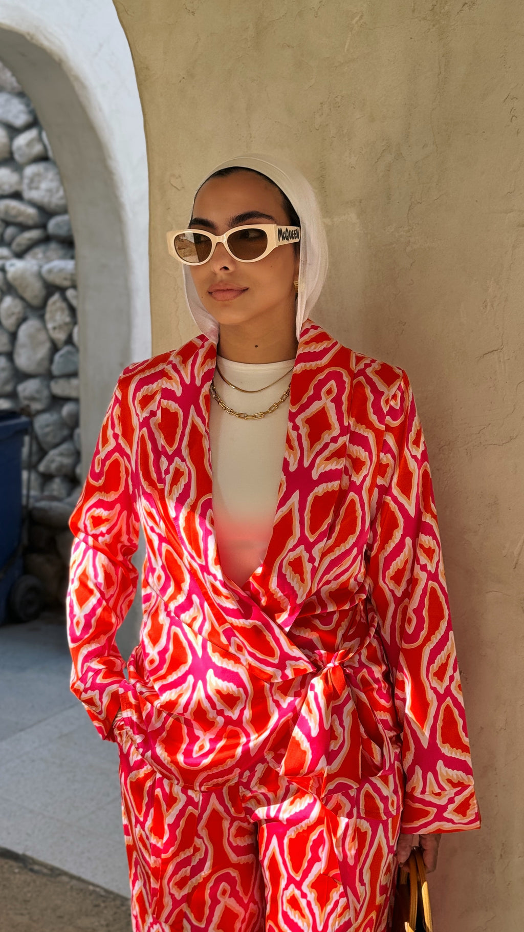 Sunset Flame Silk Set